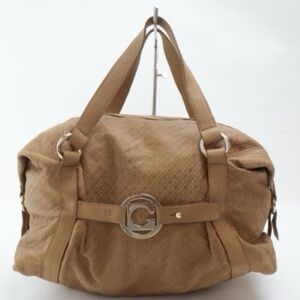 Italian Gheradini Elegant Tan Designer Handbag